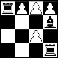 Šachovnice s příkladem