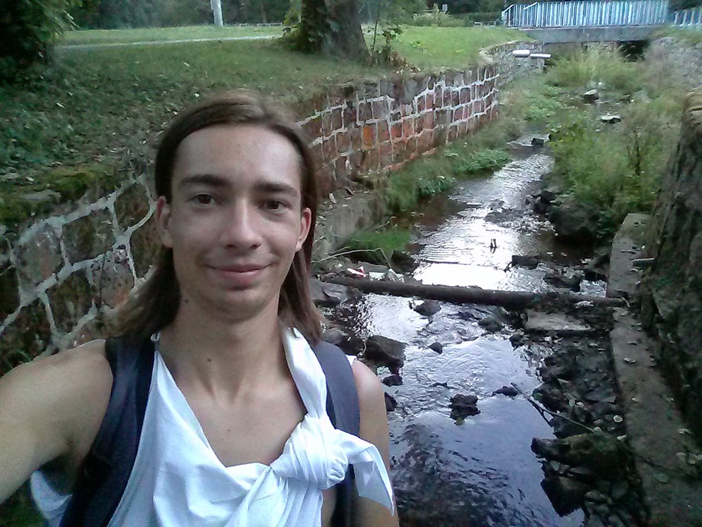 Selfie s potokem