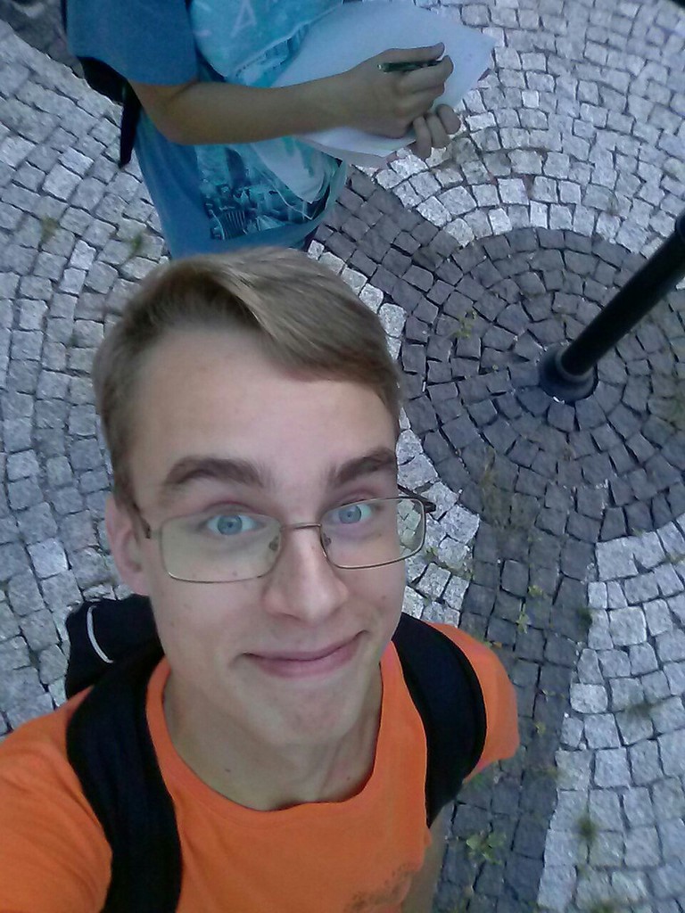 Selfie s chodníkem