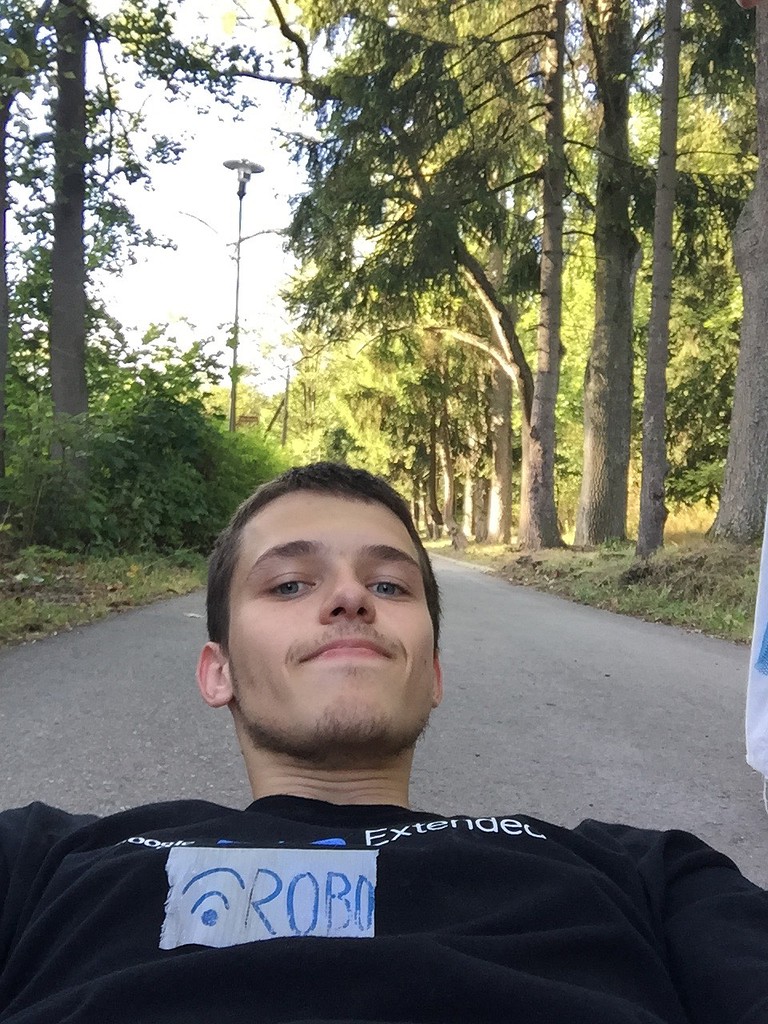 Selfie s chodníkem